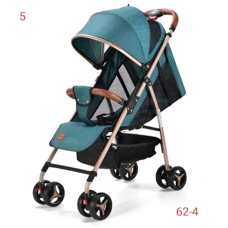 Baby Stroller Foldable Portable Push Chair Baby Travel Trolley Comfortable Seating - Image 2