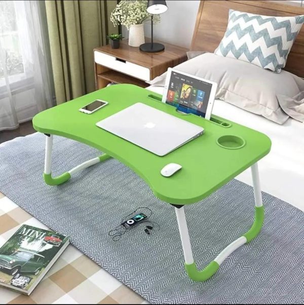 Multi-Purpose Bed Laptop and Study Table Foldable and Portable Engineered Wood - Portable Laptop Table - Image 3