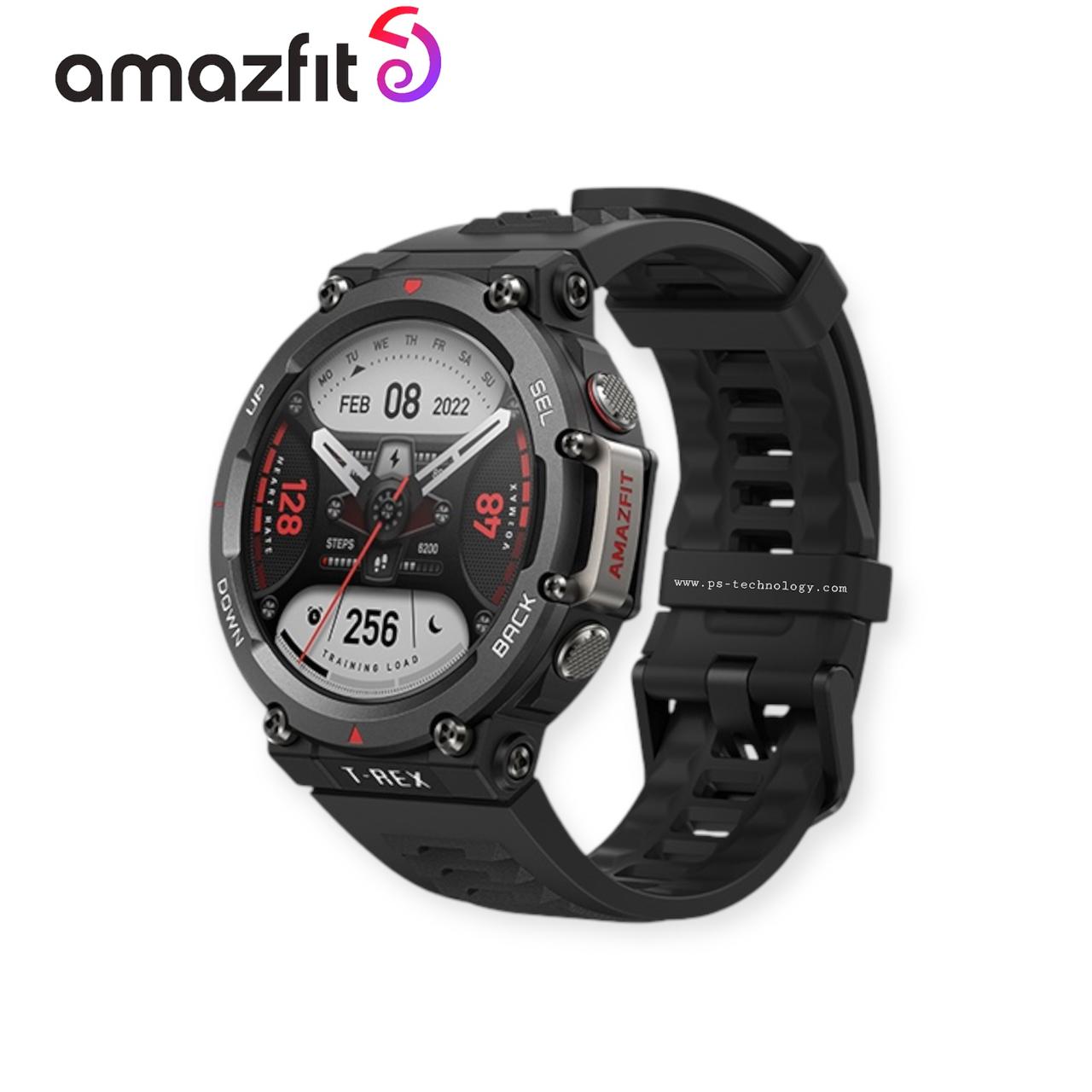 Amazfit T-Rex 2 Premium Multisport GPS Sports Watch, Real-time Navigation, Strength Exercise, 150+ Sports Modes& 10 ATM Waterproof, HR, SpO2 Monitoring and 24-day Long Battery Life