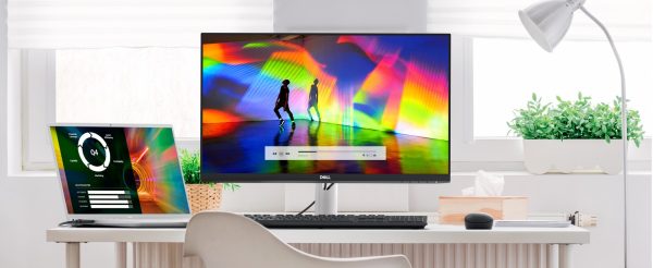 Dell 27" Inch LED Monitor S2721HN , IPS , 1920 x 1080 Pixels , Full HD - Border less , 75 HZ , 2-HDMI Port With Audio Line Out - Image 2