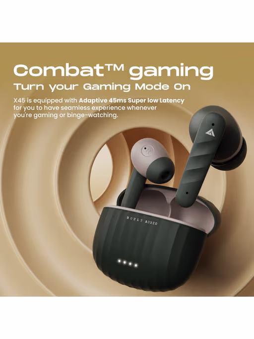 BOULT X45 | 40 Hours Playtime | 13mm Drivers | ZEN Quad Mic ENC | Fast Charging | IPX5 Water Resistant - Image 2