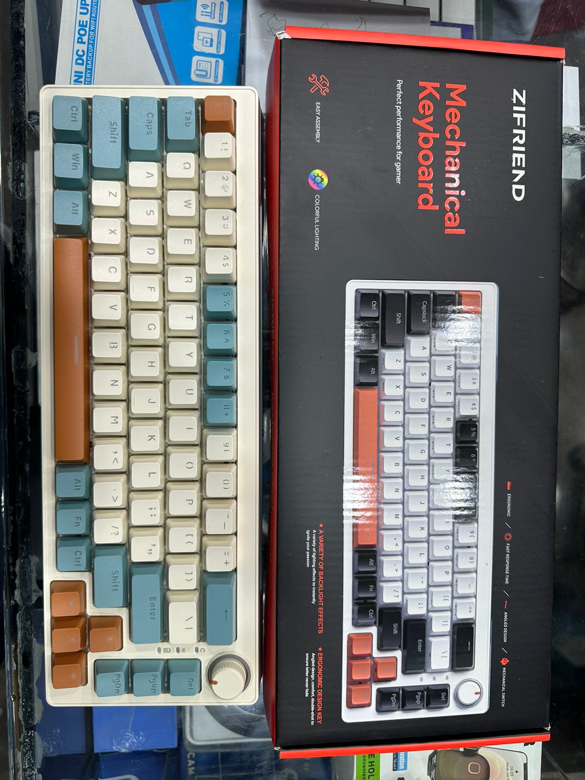 Zifriend ZA68 Pro RGB Tri-mode Wireless/Bluetooth/Wired Hot