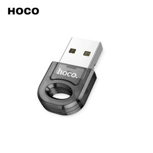 Hoco UA28 Transparent USB Bluetooth 5.1 Dongle Mini Portable Bluetooth Receiver Bluetooth 5.1 BT Adapter for Laptop PC