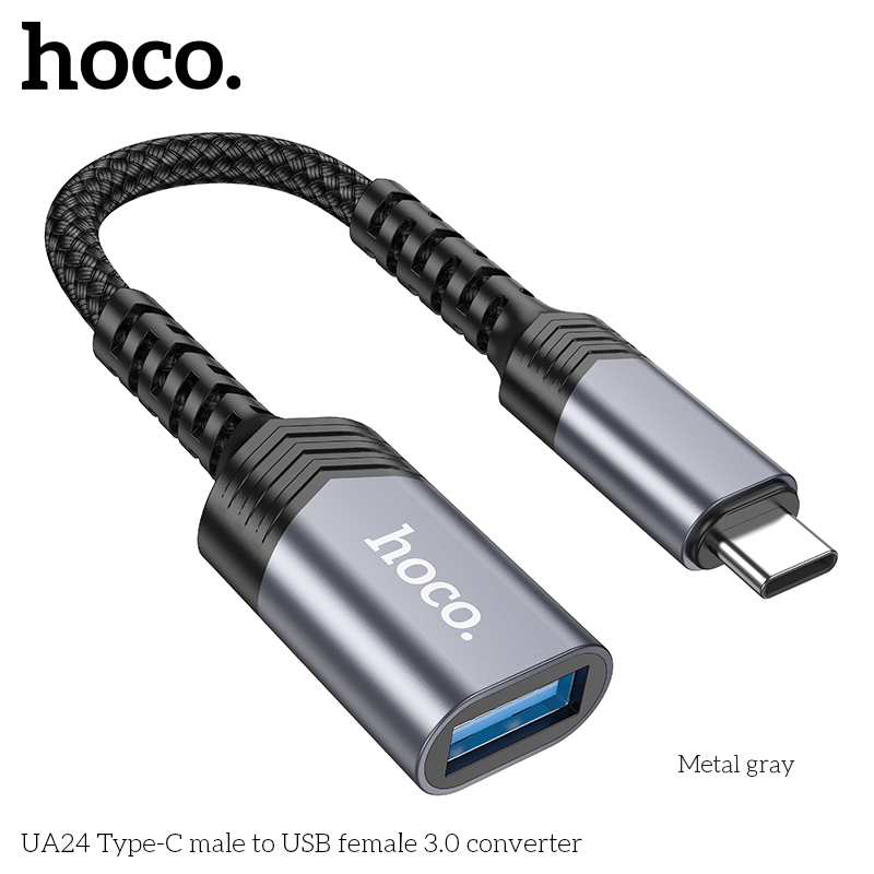 Hoco Ua24 Type-C Male To Usb Female 3.0 Converter