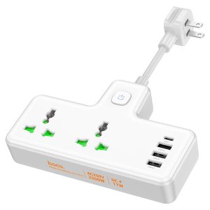 Hoco Ac12A Reise 2-Position Expansion Socket(Pd30W/1C3A) Multiplug