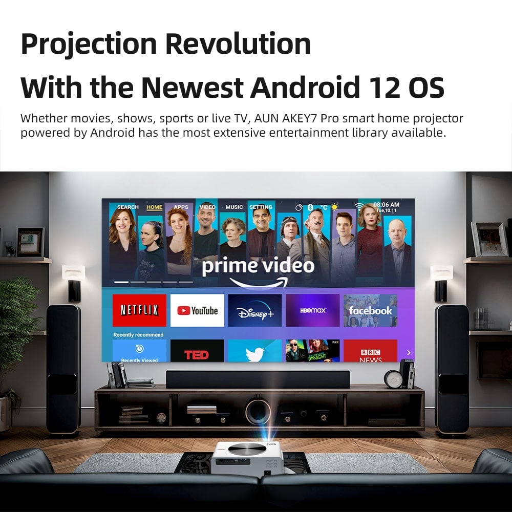 AUN AKEY7 Pro Projector - Image 6