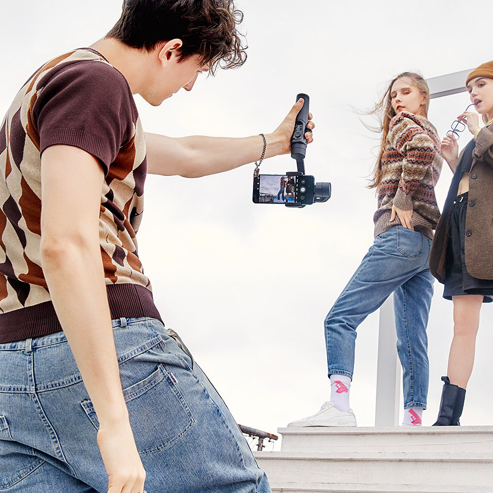 Hohem iSteady Mobile+ 3-Axis Gimbal Stabilizer for IOS and Android, Supports Start/Face Tracking/Sports Mode - Image 2