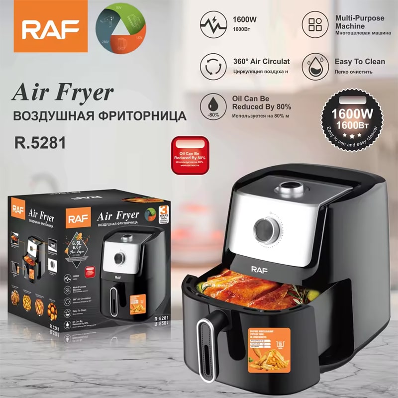 RAF R.5281 Air fryer 1600W - Image 2