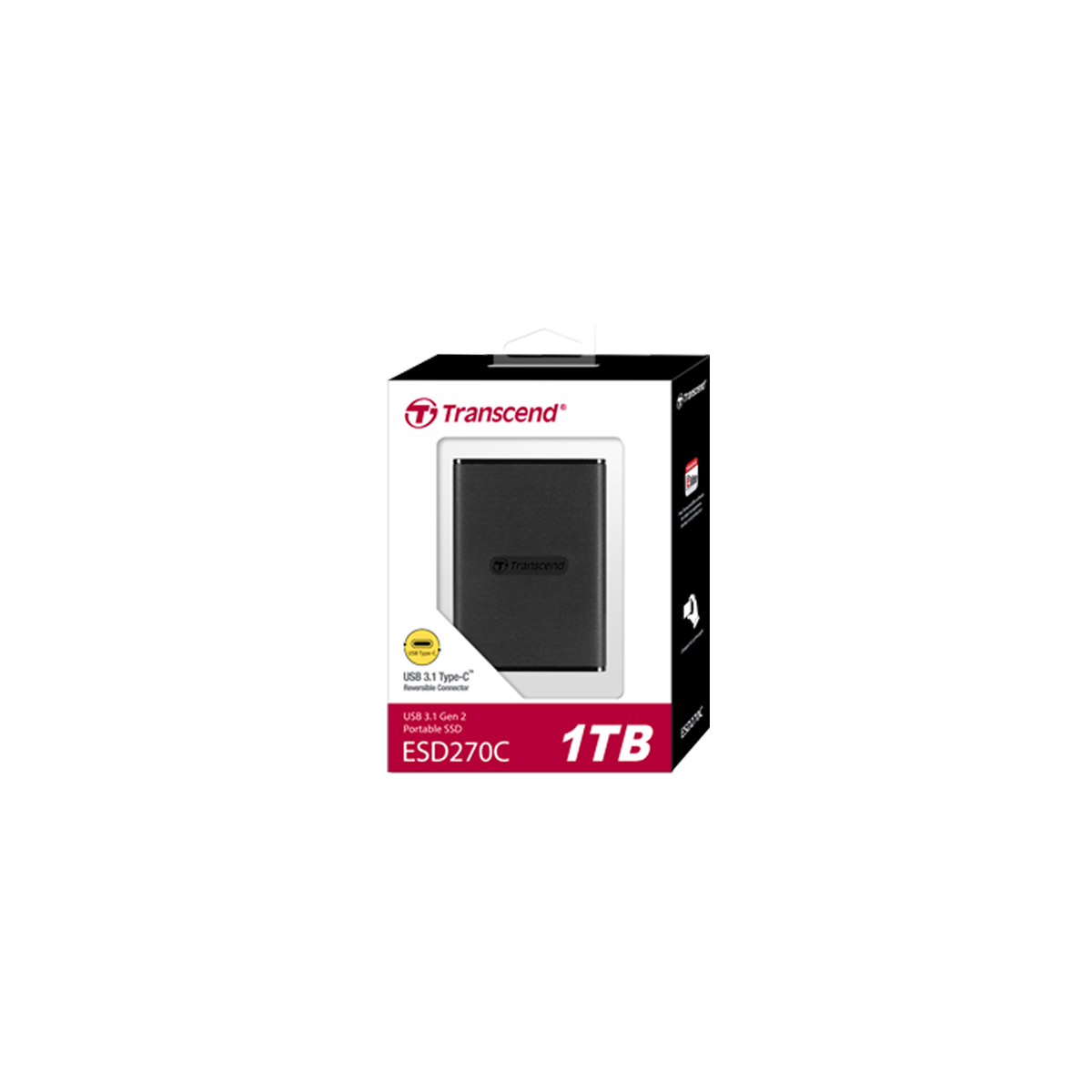 Transcend 1TB USB Gen USB Type-C ESD270C Portable External SSD Solid  State Drive