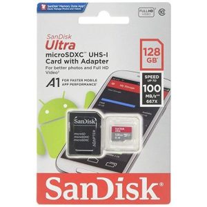 128Gb Sandisk Super Fast Memory Card For Mobile and Camera