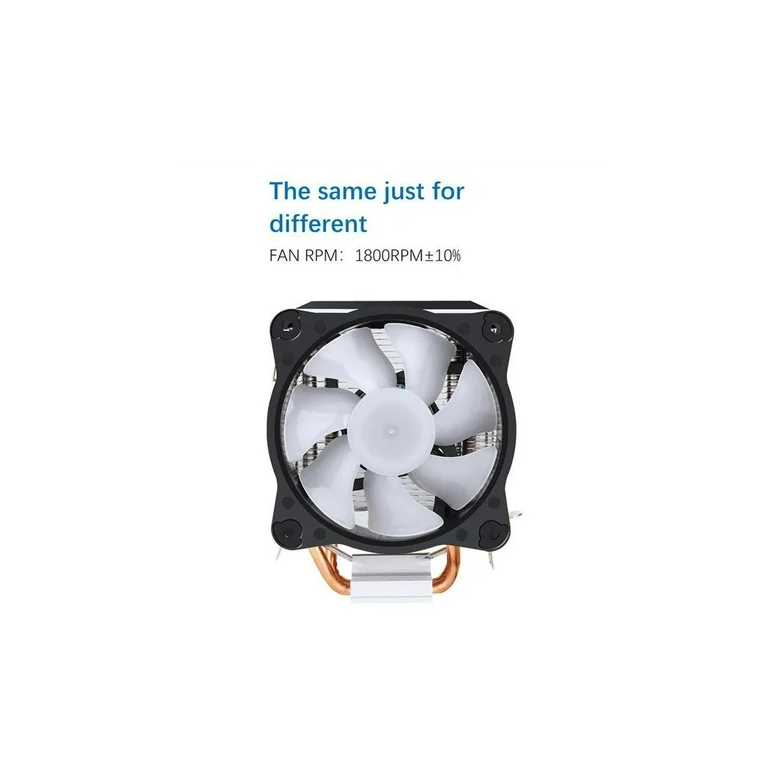 SAMA KA200D RGB CPU Air Cooler 9cm fan Quiet CPU Cooler For AMD Intel Black/White - Image 4