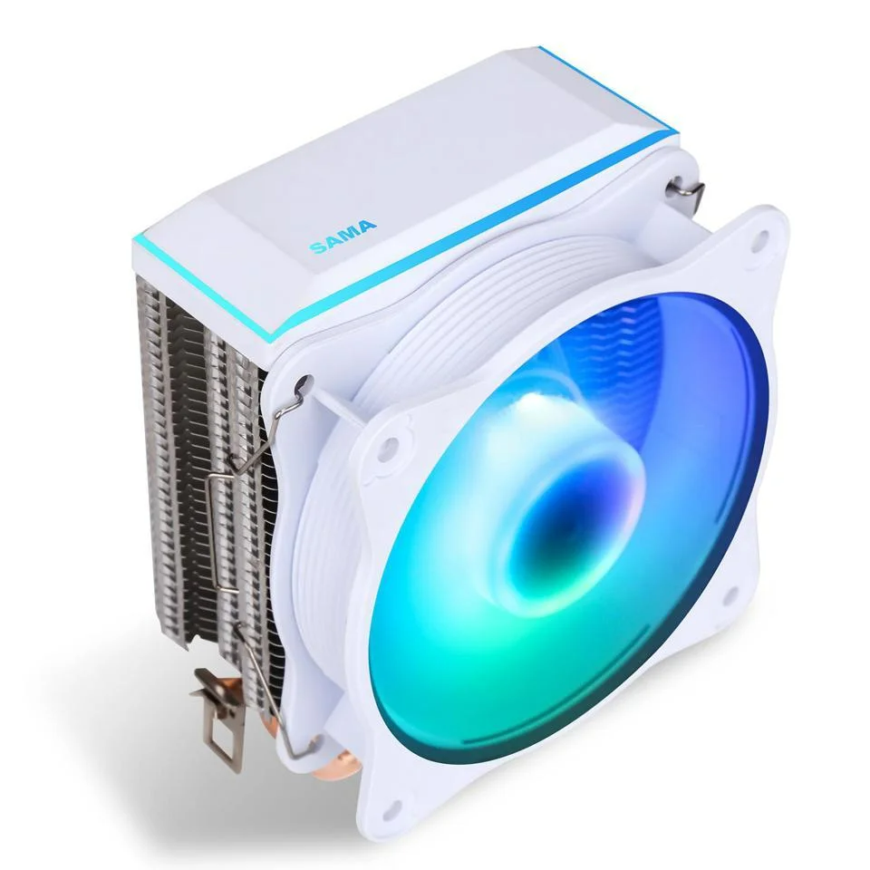 SAMA KA200D RGB CPU Air Cooler 9cm fan Quiet CPU Cooler For AMD Intel Black/White - Image 2