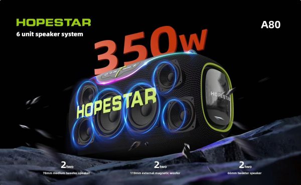 Hopestar A80 350w Portable Speaker - Image 2