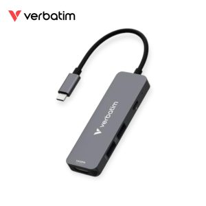 VERBATIM USB-C ESSENTIALS MULTIPORT HUB 4 PORT