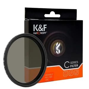 K&F Concept KF01.1401 Variable ND Filter ND2-ND400 Blue Multi-Coated 58MM