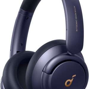 Soundcore Q30 by Anker, Hybrid Active Noise Cancelling Headphones, Multiple Modes, Hi-Res Audio, Custom EQ via App, 50H Playtime, Comfortable Fit, Bluetooth, Multipoint Connection