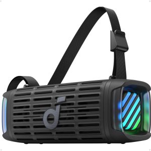 Soundcore Boom 3i Compact Outdoor Speaker, IP68 Waterproof, Floating Playback, Saltwater-Resistant, BassUp 2.0, 50W Portable Speaker, Bluetooth 5.3, 16H, TWS, Kayak/Fishing/Camping