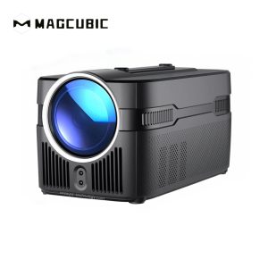 Magcubic HY450 Ultra Short Throw Projector | 900 ANSI,Native 1080P, 8K Input Support | WiFi 6, Bluetooth 5.4, Electric Focus, Dual Speakers