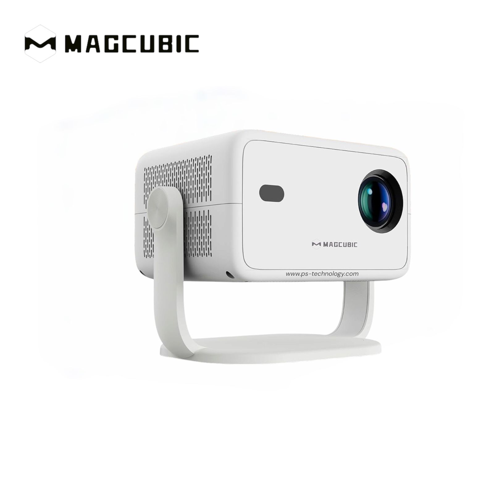 Magcubic L018 Portable Projector | 400 ANSI, 1080P Native, Android14,8K Support. 180° Rotation, Auto keystone/focus, WiFi 6, BT 5.4 for Home