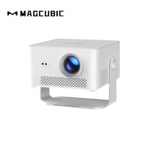 Magcubic HY450MAX Android 14 1100 Ansi Lumens LED Projector Native 1080P Wifi6 Beam 8K Portable Projectors Movie Auto Focus Keystone Correction